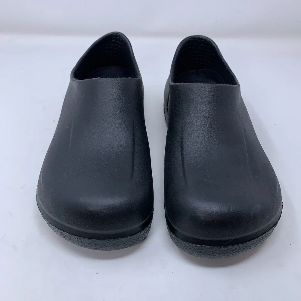 Wako Mens Size 40 Black Waterproof Non-Slip Safety Work Clogs Chef Shoes NWOB